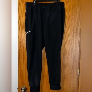 Cherokee Infinity Black High Waisted Scrub Joggers - XL